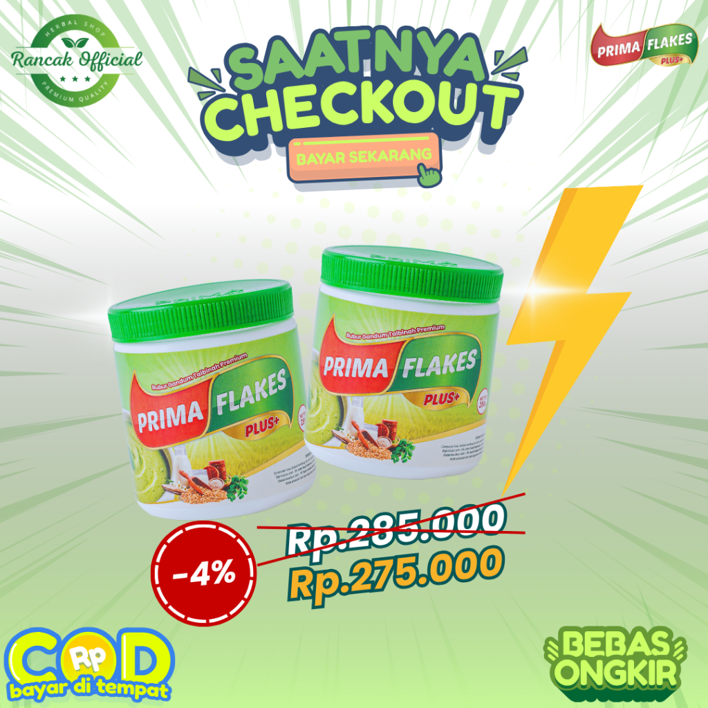 

Paket 2 Pcs Primaflakes Bubur Sereal Gandum Talbinah Mencegah dan Mengobati Permasalahan Asam Lambung Maag Kronis Gerd Makanan Diet Atasi Asam Lambung Diabetes Kontrol Kolesterol