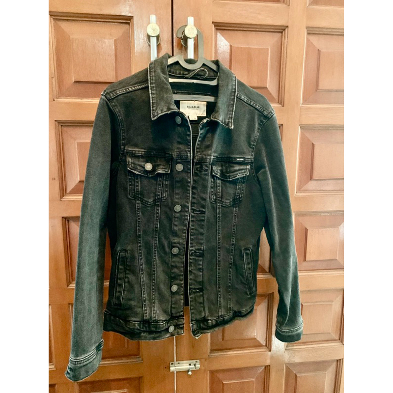 Jaket Jeans Pull & Bear Original. Unisex