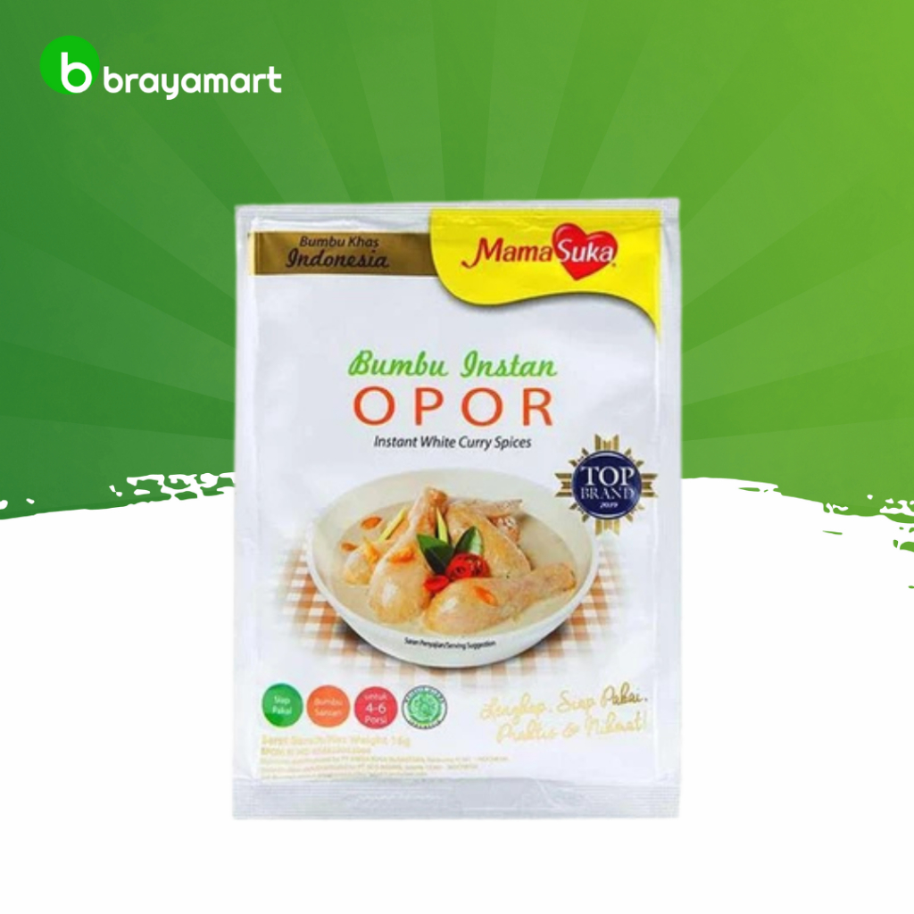 

Mama Suka Bumbu Instan Opor Kemasan 16gr Brayamart