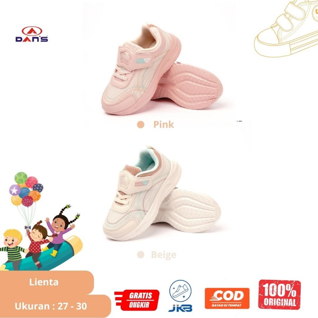Sepatu Sneakers Anak Dans Lienta Original - Sepatu Sneakers Anak Cewe