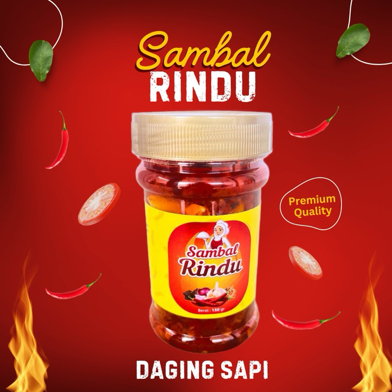 

Sambal Daging (Sapi) / Sambal Botol / Sambal Goreng - 150gr