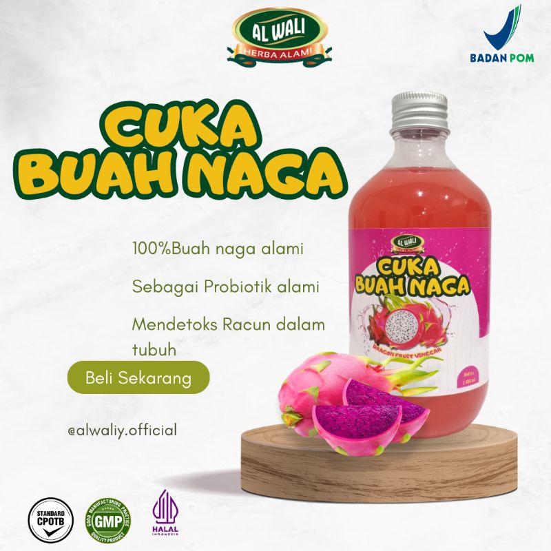 

CUKA BUAH NAGA Alwaliy Probiotik alami