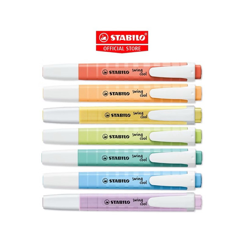 

STABILO swing cool Pastel Highlighter Pen Marker Spidol Warna Warni