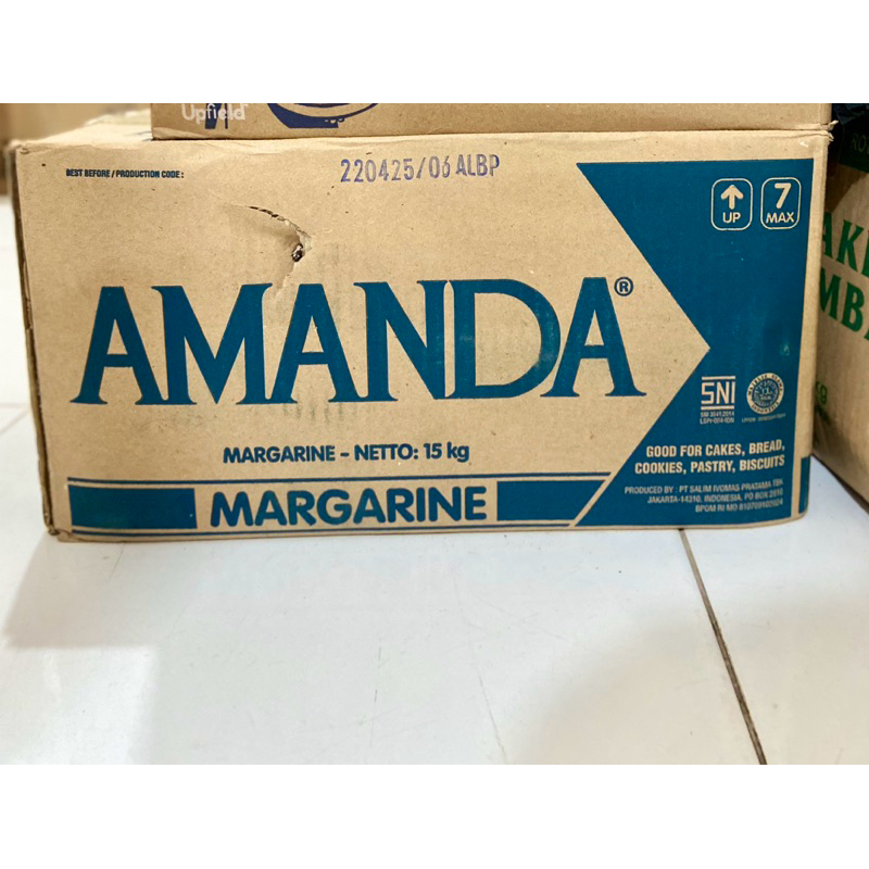 

Amanda megarine mentega 15kg 1 carton