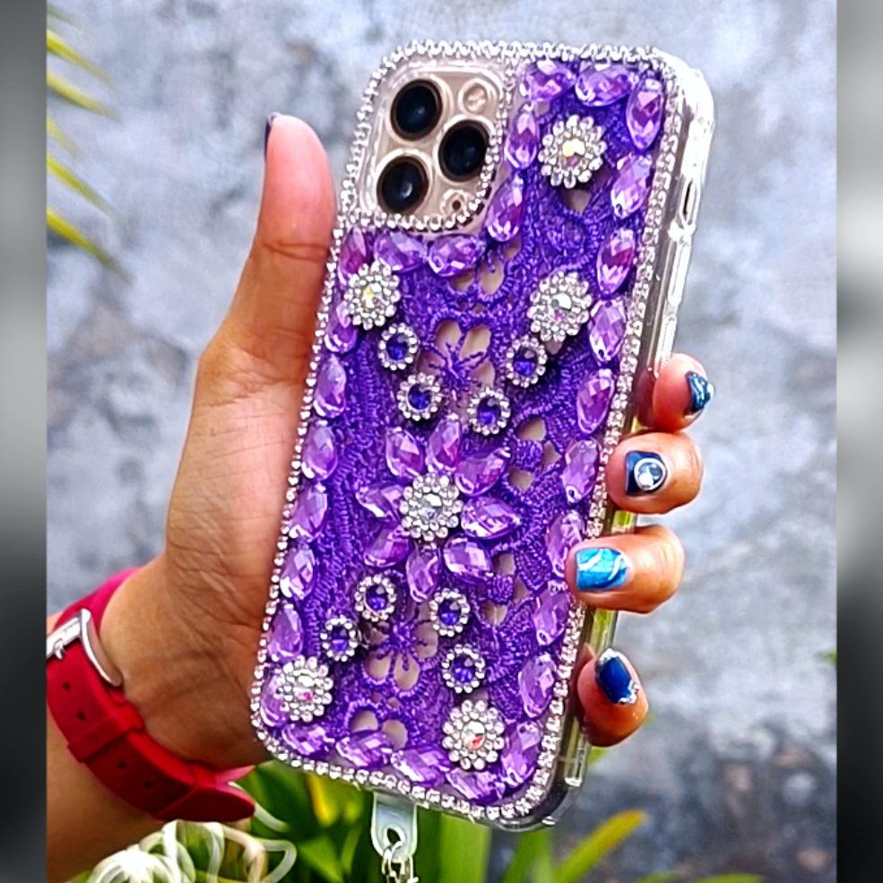 Case HP iphone XR 3D Berlian