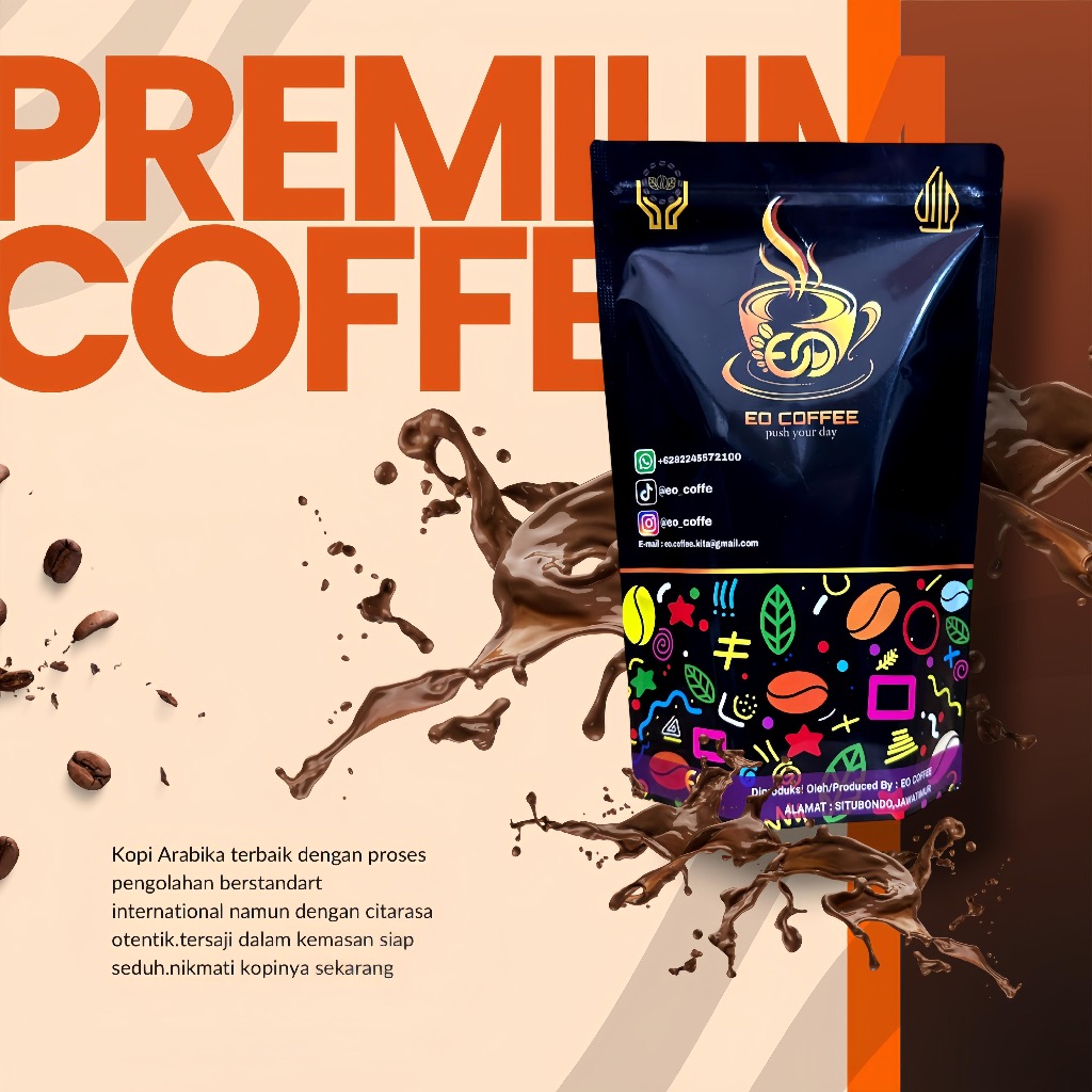 

Kopi Bubuk Arabika 200 gr Arabica Coffee Super Fresh Roasted | Roasted Bean | 100% Kopi Asli Kayumas