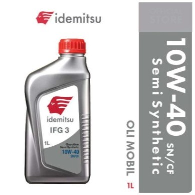 OLI IDEMITSU 10W 40 IFG3 SN/CF Synthetic - Oli Mobil 10W 40 1 Liter