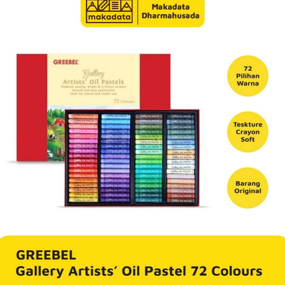 

KODE A1N8 CRAYON OIL PASTEL GREEBEL ARTIST 72 WARNA