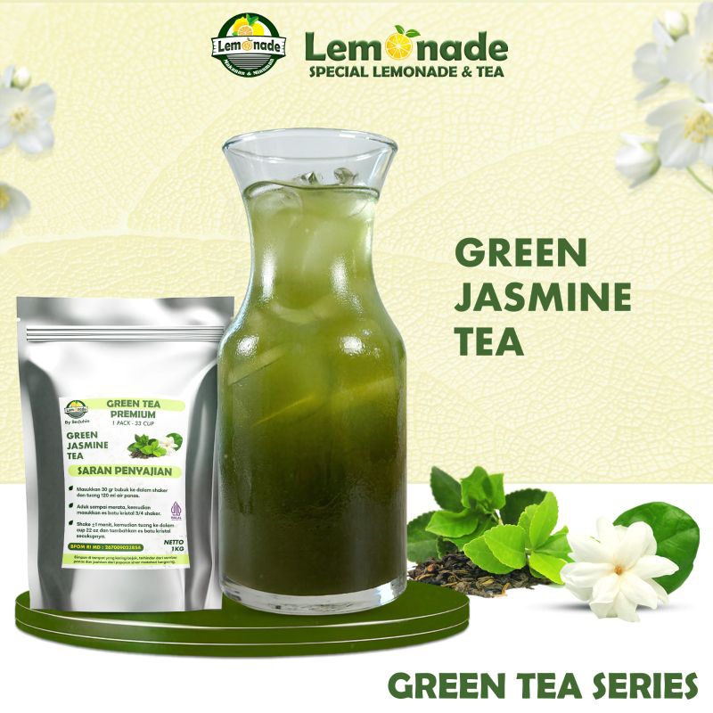 

Green Tea - Jasmine - Teh Hijau 1KG / Bubuk Minum Premium