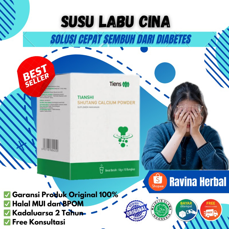 

Susu Labu Cina Untuk Diabetes Shutang Calcium Powder Original 100% Untuk Kecing Manis