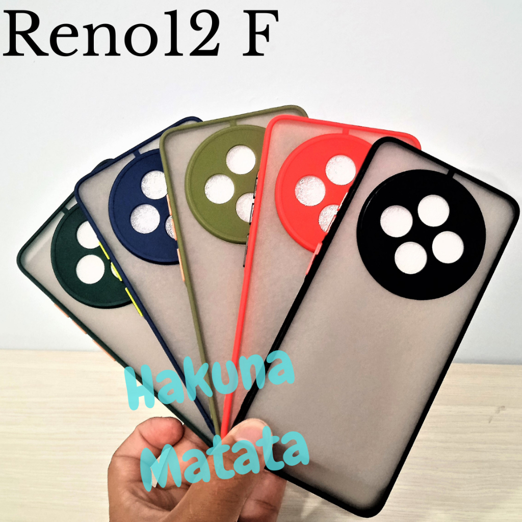 Case Oppo Reno 12F / Reno12 F / Reno 12 F Bumper Candy Shock Proof Casing