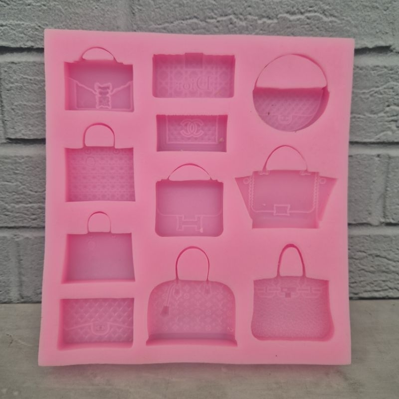 Cetakan Fondant Tas Merel Chan3l Di0r H3rmes