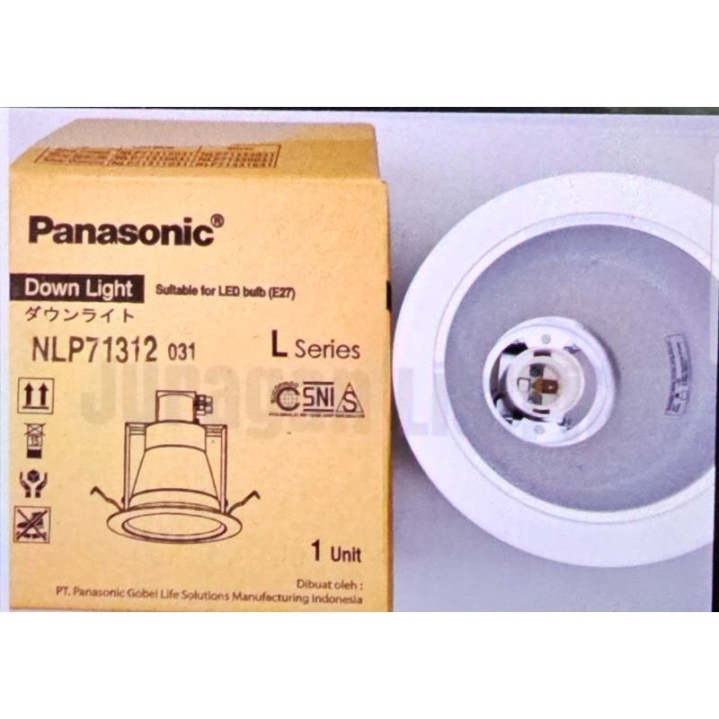 PANASONIC DOWNLIGHT 4 INCH NLP 71312 PUTIH