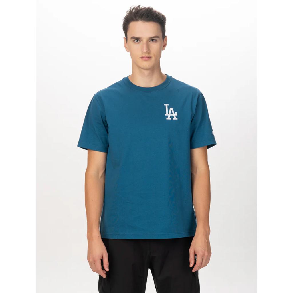 Kaos New Era Los Angeles Dodgers Color Era Underwater Blue Short Sleeve T-Shirt 100% Original Resmi