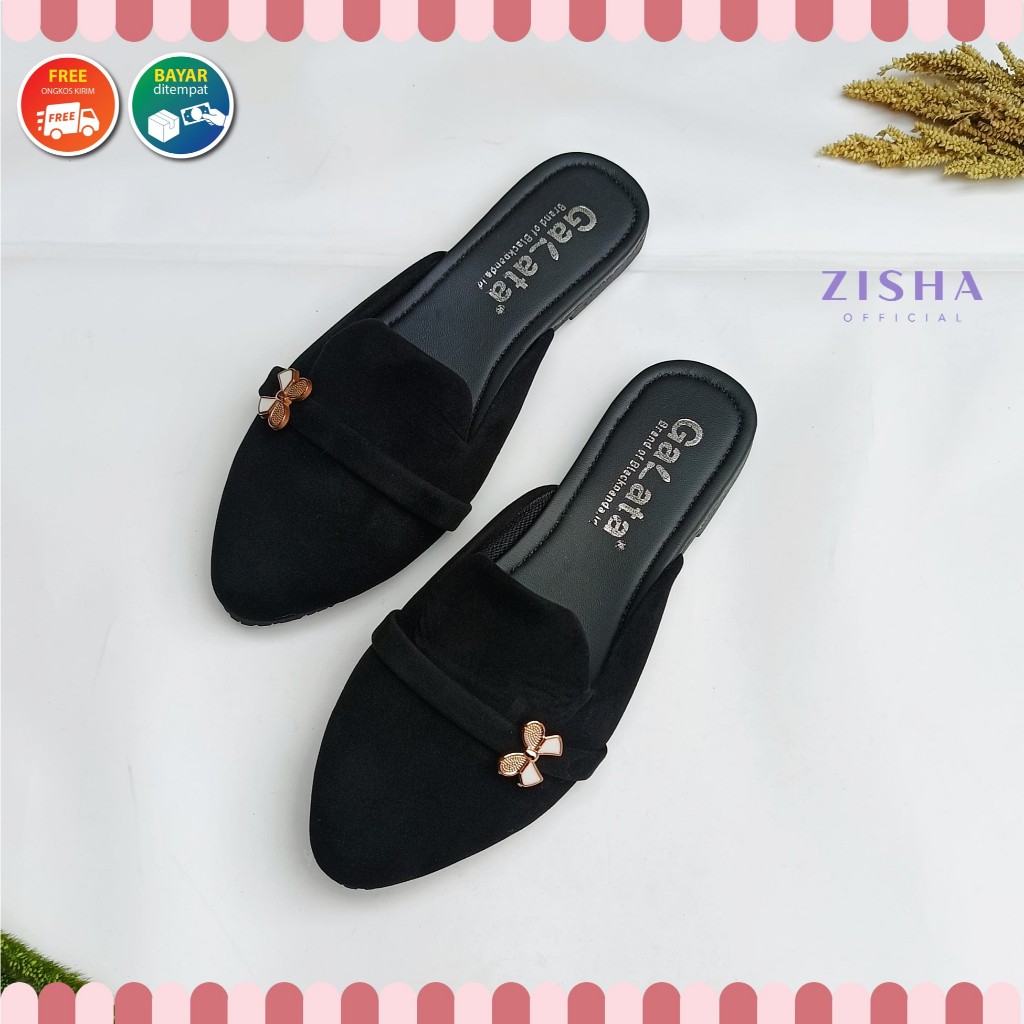 Black Panda Wanita Sepatu Black Panda / Sepatu Wanita / Flatshoes Wanita / Black Panda Arza Bustong 