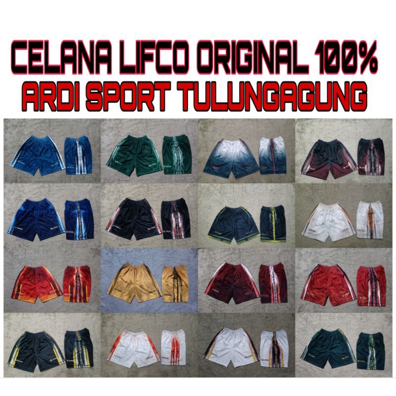 Celana volly LIFCO original size S,M,L,XL,XXL,XXXL, celana LIFCO 100% original