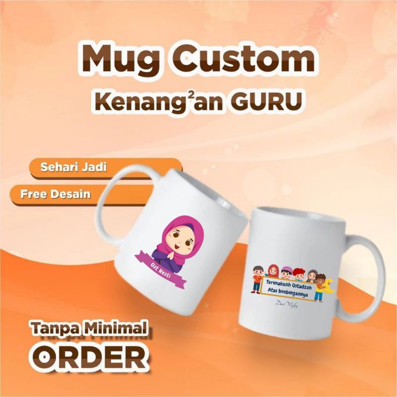 Mug Custom Jogja | Mug Custom Satuan | Souvenir Satuan | Souvenir Gelas Custom | Gelas Custom Satuan
