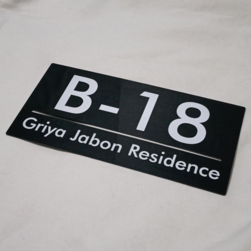 Nomor Rumah Akrilik / Akrilik Nomor Rumah / Acrylic House Number / Nomor Rumah / House Number
