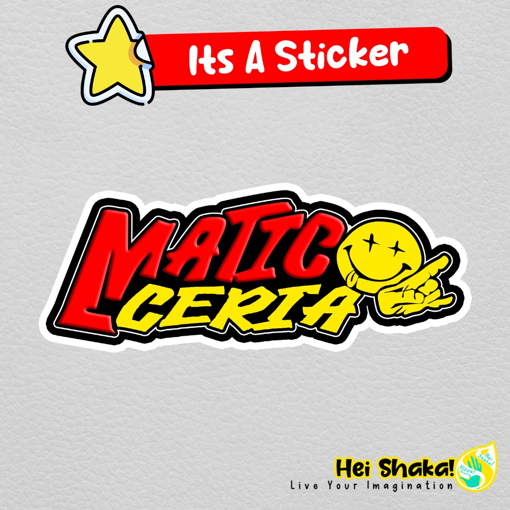 

Stiker Matic Ceria Sticker Vinyl Bahan Anti Air