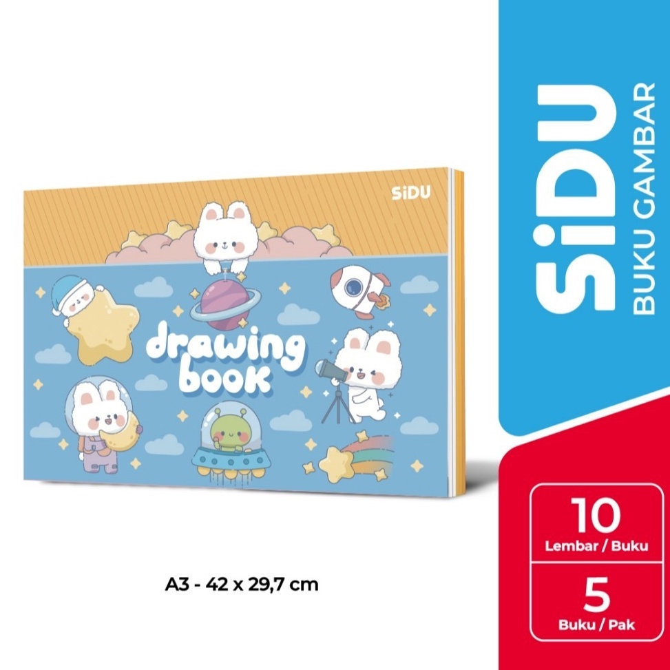 

KODE G4E5 The Stationery Shack SiDU Buku Gambar A3 5 Buku SDU DB 1 A3