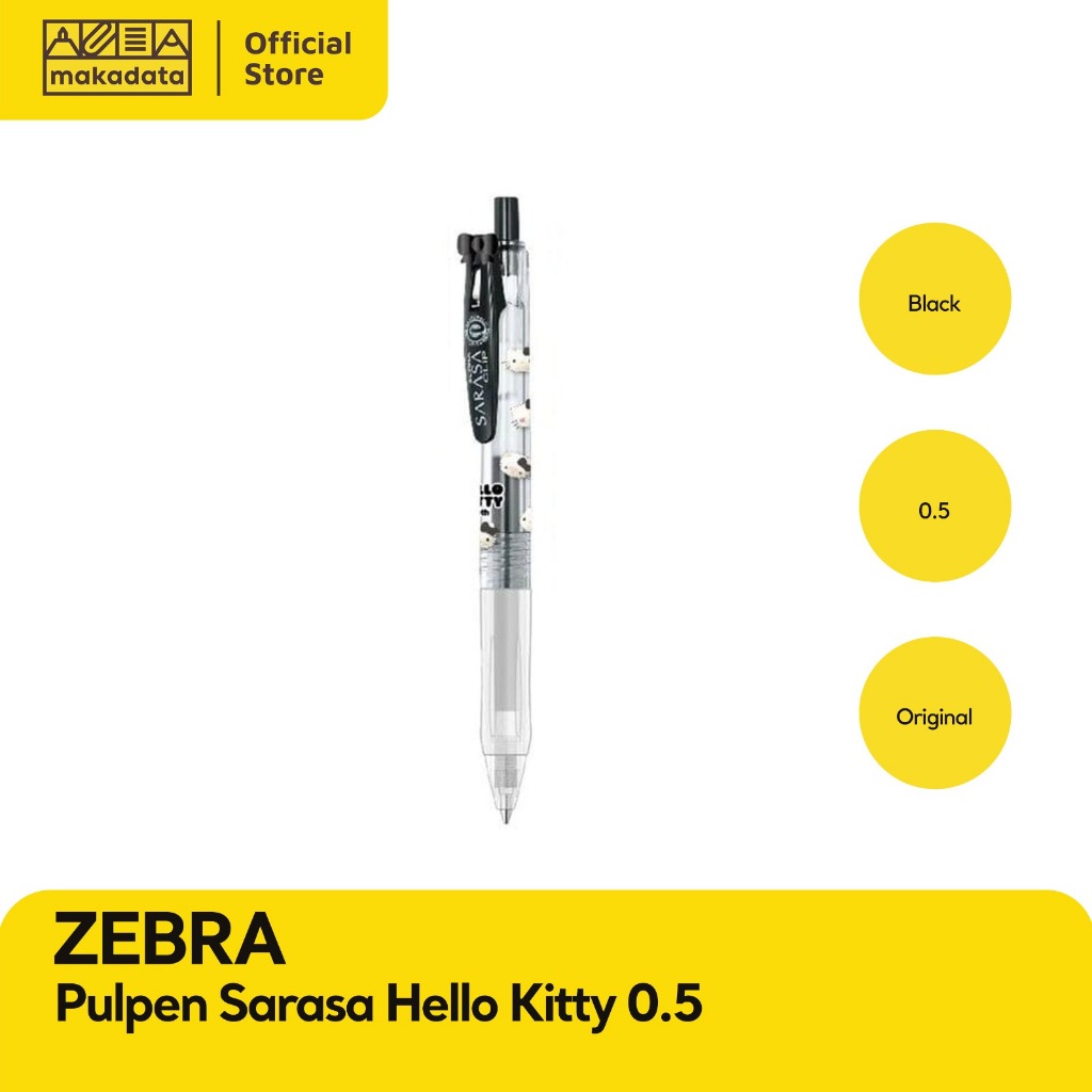 

BALLPOINT / BOLPEN / PULPEN ZEBRA SARASA 0.5 HELLO KITTY (1 PCS) MURAH