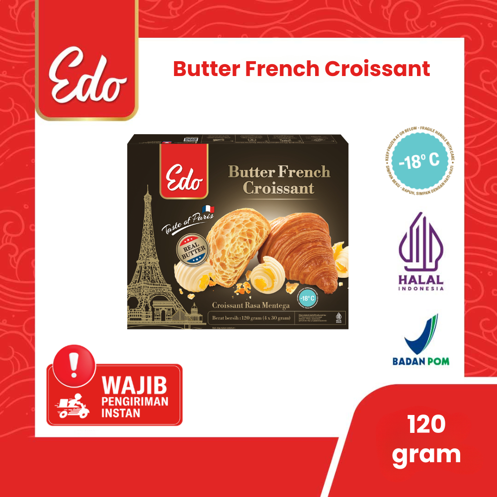

Edo Butter French Croissant 120 gr