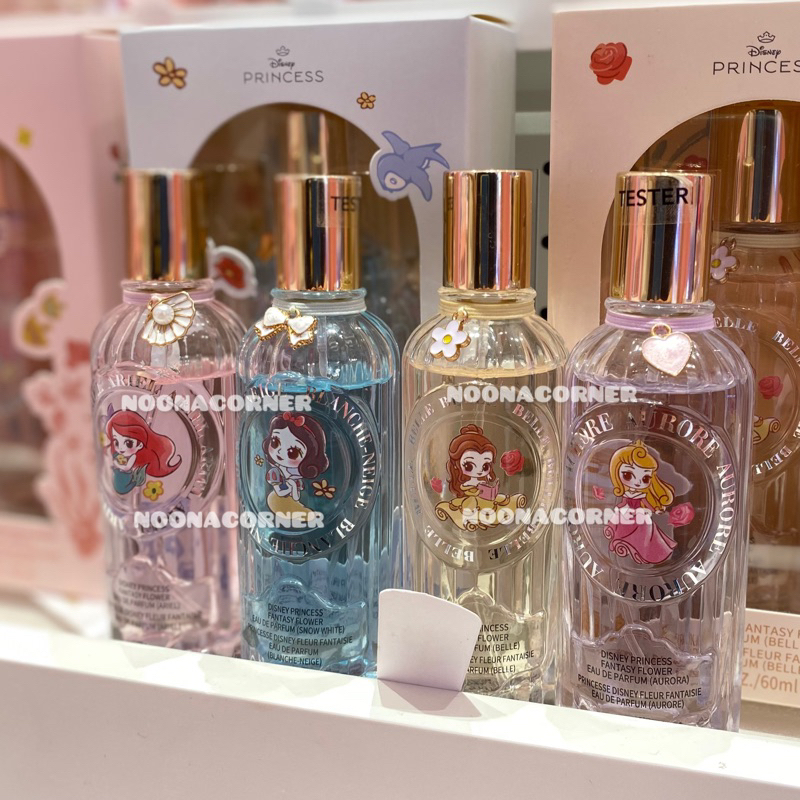 Miniso x Disney Princess ‼️ Parfum EDP Disney Princess Fantasy Flowers (Ariel / Aurora / Belle / Sno
