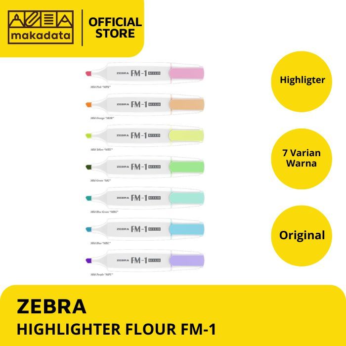 

HIGHLIGHTER / FLOUR ZEBRA FM-1 MILD (1PCS) MURAH