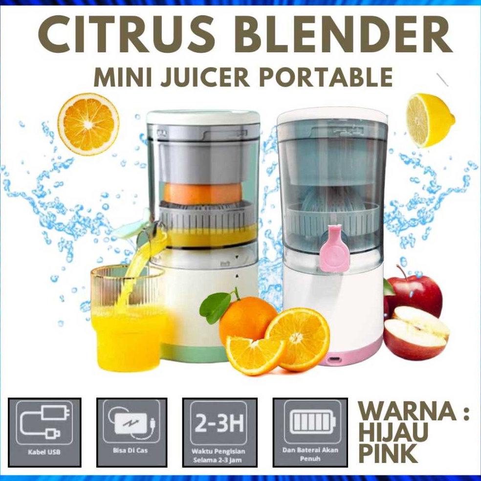 Obral Terbaik Citrus Blender Mini Juicer Portable Alat Peras Buah Otomatis Multifungsi  Blender Juic