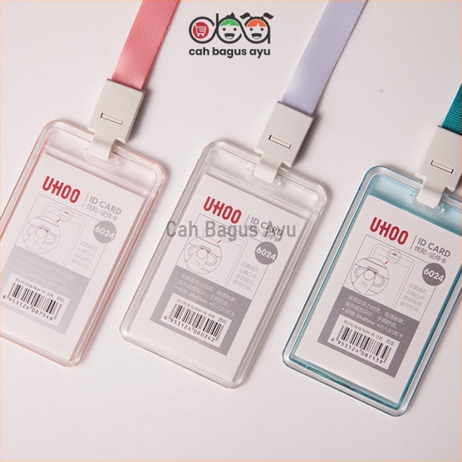 

Pusat Produsen Photocard Holder Uhoo ID Card Holder Lanyard