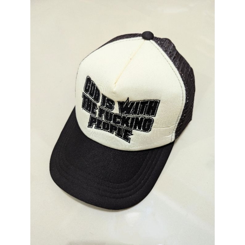 Trucker Hat Topi Jaring Hannes Retrikal Coklat