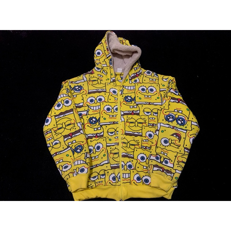 Zipper Hoodie Jaket Spongebob