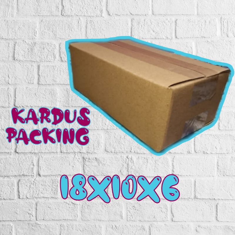 

kardus packing UK 18x10x6 kardus polos kardus kecil kardus besar