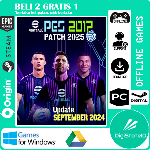 PES 2017 PATCH 2025 + BRI LIGA 1 UPDATE TERBARU