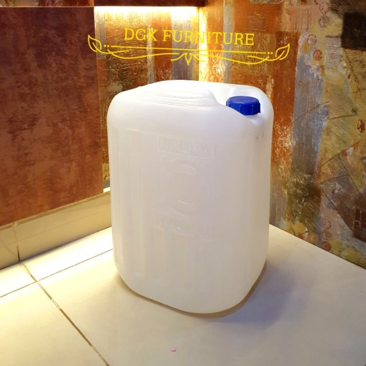 Suplier1st Jerigen Jrigen Drigen Dirigen Putih BARU Plastik TEBEL 35 Liter 35 L 35L 35 Litre MURAH G