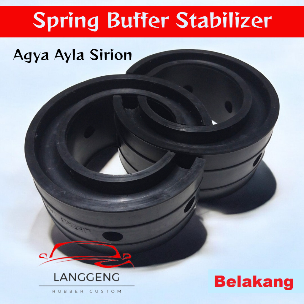 Karet Spring Buffer Damper Shock Mobil Stabilizer Belakang Agya Ayla Sirion 1Set(2Pcs/Biji) (SB03)