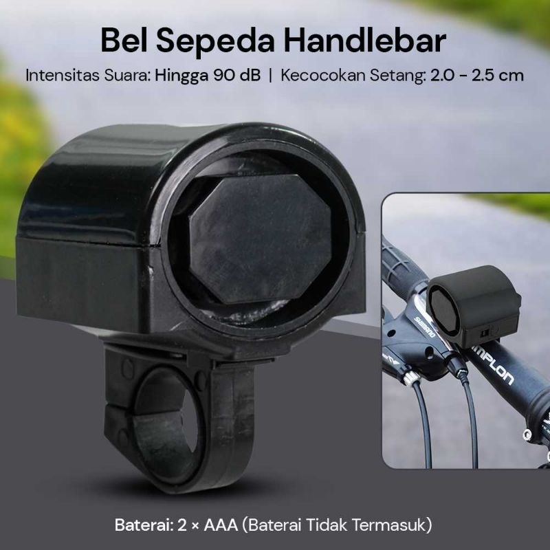 Bell Bel Klakson Sepeda Handlebar Electronic Loud Horn Bicycle
