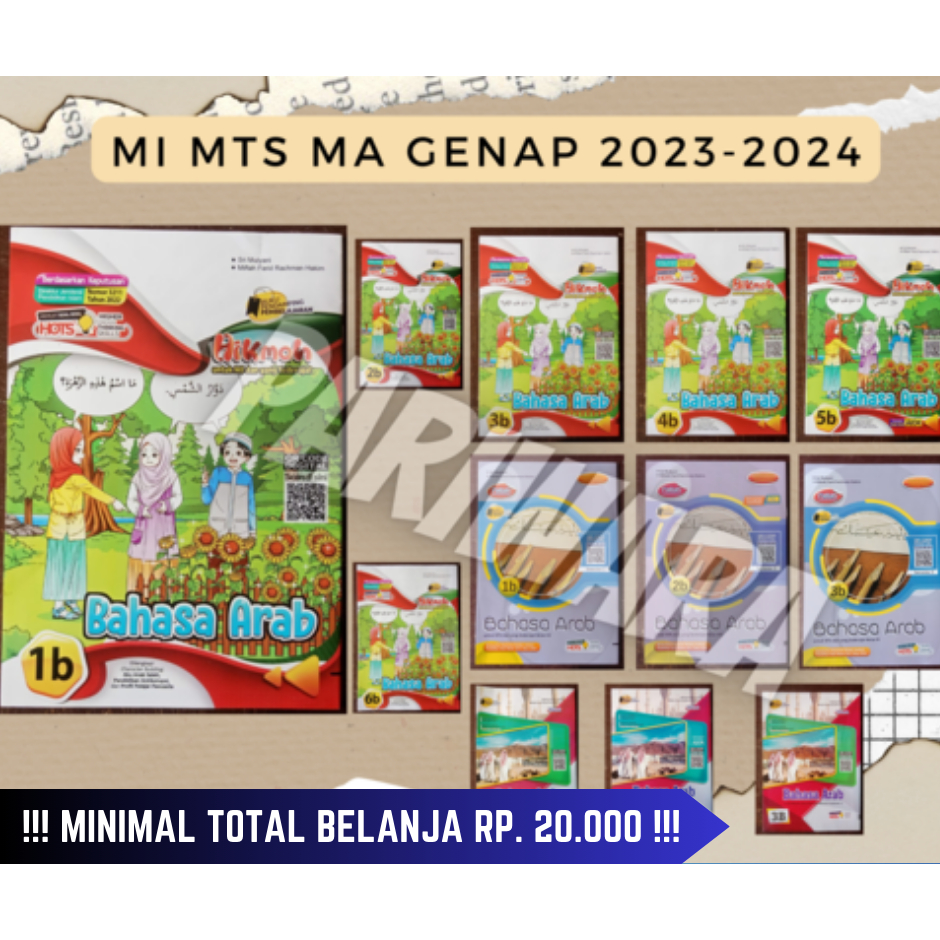 Buku LKS Bahasa Arab PUTRA NUGRAHA MI MTS MA Kelas 1 2 3 4 5 6 7 8 9 10 11 12 - Semester Genap 2023-