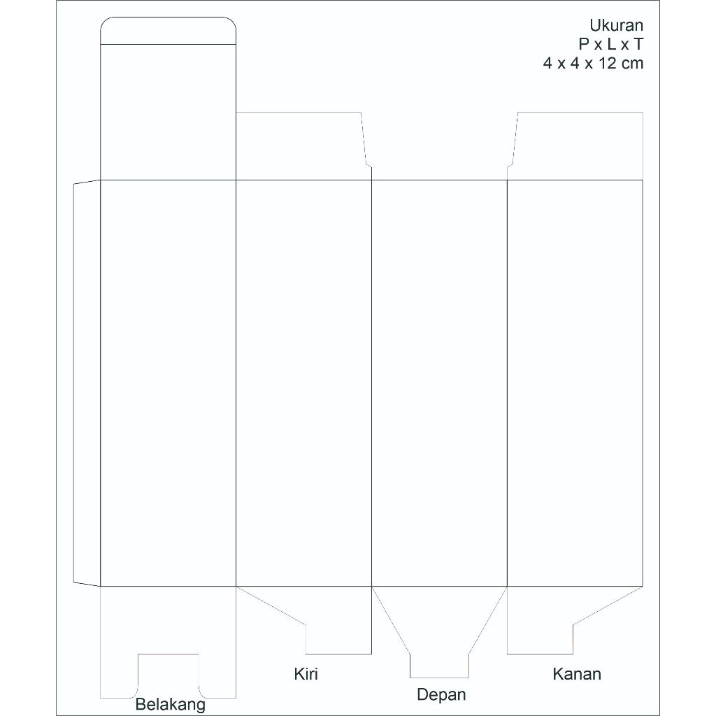 

Box Custom full colour/brand sendiri/logo sendiri ukuran P x L x T = 4 x 4 x 12 cm