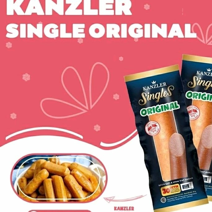 

Kanzler sosis original 1box isi 12 60 gram