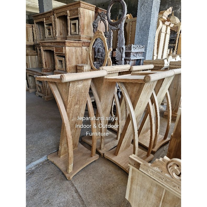Podium Jati Jepara I Podium Ukir I Podium Pidato I Mimbar Jati Jepara