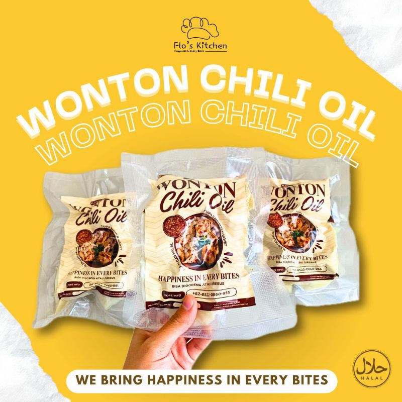 

Lebih Hemat!!! Paket 3 Porsi Spicy Pangsit/Wonton Isi Full Ayam Dengan Saus Chili Oil