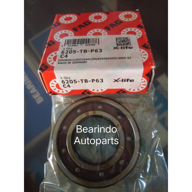 Bearing High Speed 6205 TB P63 C4 FAG Germany