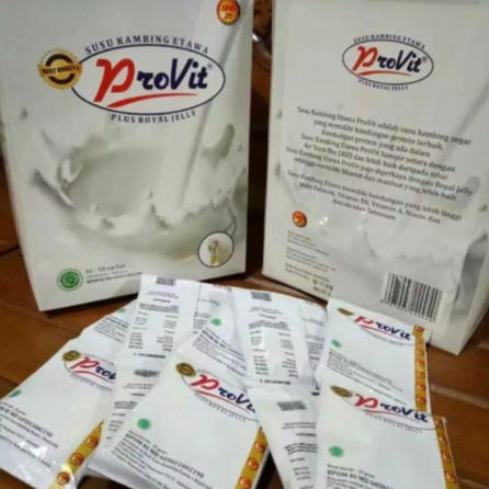 

susu kambing etawa provit harga 1 sachet @20g Original.