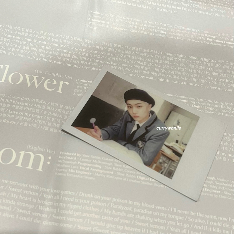 Jay Enhypen Ggu Ggu Package Official Polaroid