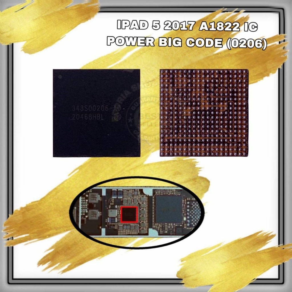 IC POWER BIG IPAD 5 2017 A1822 ORIGINAL BARU CODE (0206)