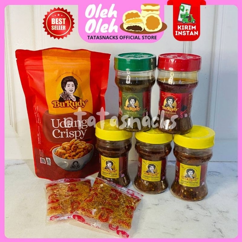 

Paket Sambal Bu Rudy D : 1 udang + 3 bawang + 1 terasi + 1 ijo