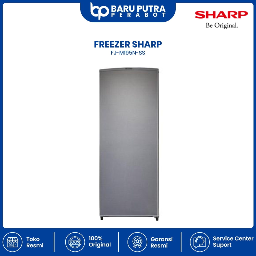 Sharp FJ-M195N-SS Freezer - Penyimpanan Es Berkapasitas 175L