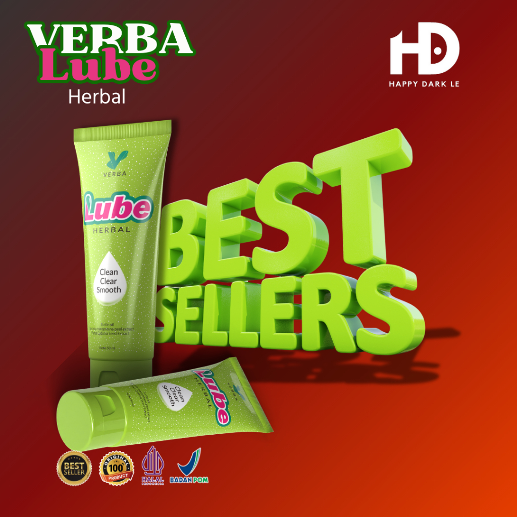 VERBA LUBE Pelumas Perawatan Pria Wanita Berbahan Dasar Air Lebih Licin Bercinta Makin Nikmat