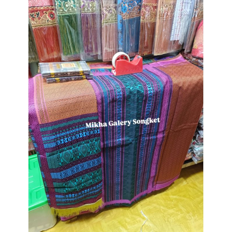 SONGKET PALEMBANG Motif Tumtuman +Songket Mesin Tumtuman